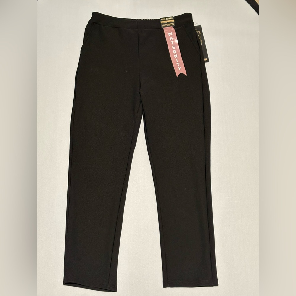 NWT Free Haven Maternity Pants/Joggers, Size M, Black